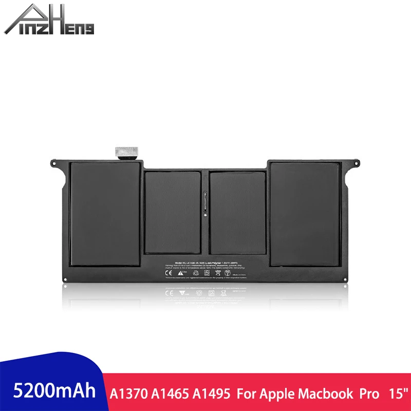 PINZHENG 5200 мАч аккумулятор для ноутбука Apple Macbook Air 11 A1495 A1370 A1465 ноутбук батарея с