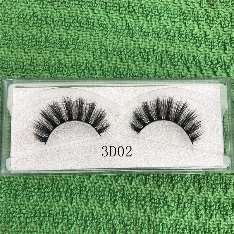 3D норковые Накладные ресницы природных тонкими пушистый пышный объем