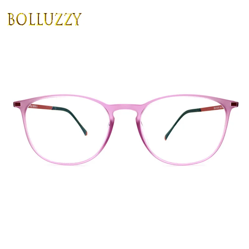 Оправа для очков Ultem мужчин и женщин круглая Ультралегкая оптическая оправа из