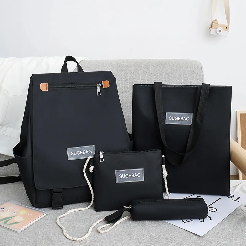 

Японский Школьный ранец для женщин, популярный простой рюкзак-книжка в Корейском стиле для студентов старшей школы