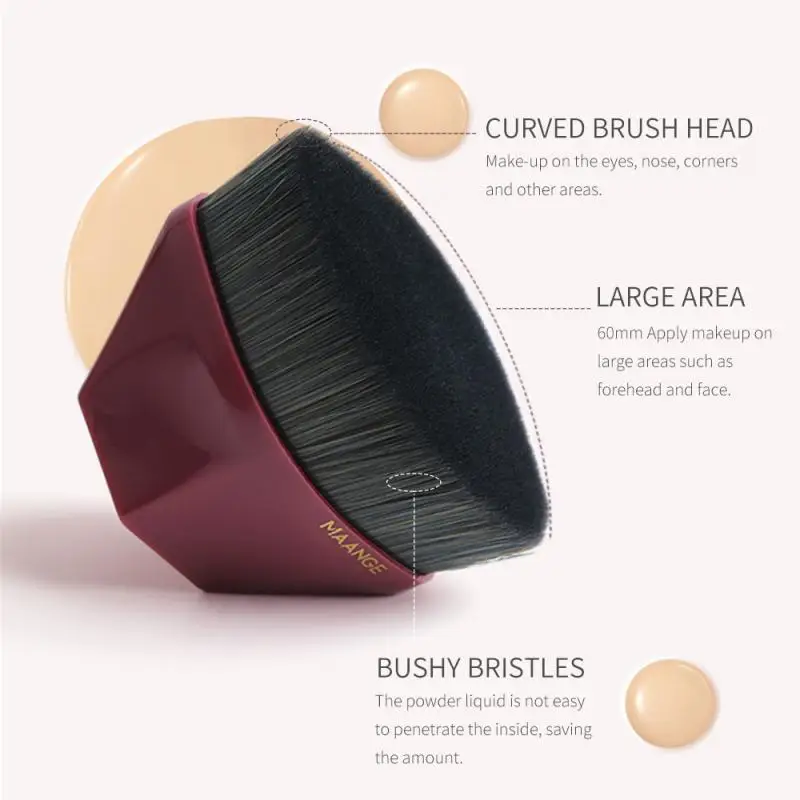 Горячая Распродажа кисточка для основы пудра шестигранная Алмазная