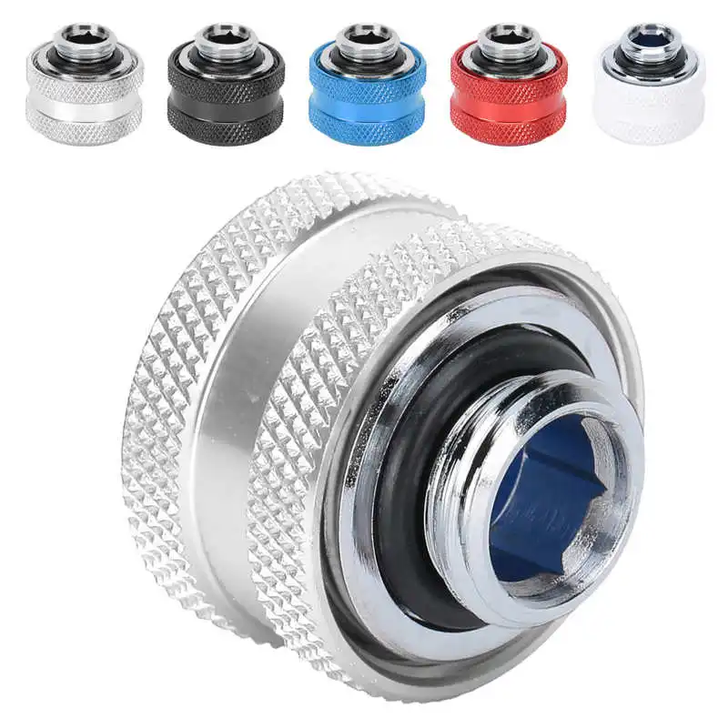 Быстроразъемный соединитель G1/4 фитинги с внешней резьбой для компьютера жесткая