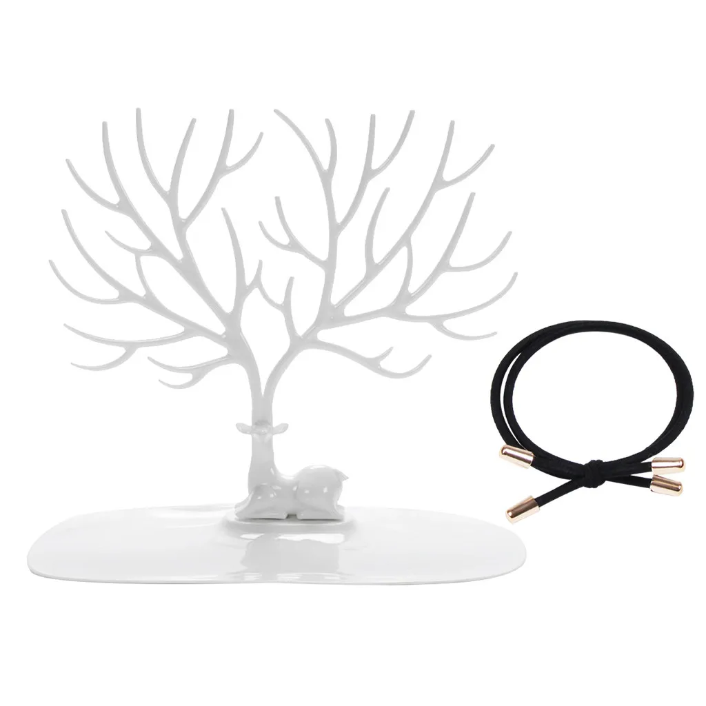 Креативная подставка с черным деревом держатель для ювелирных изделий