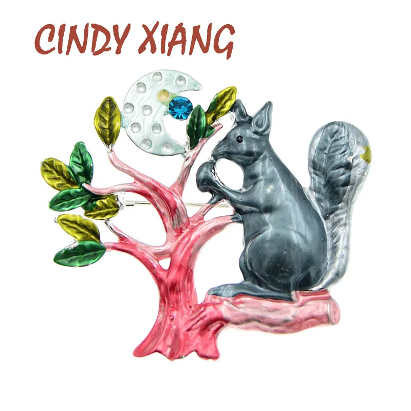 CINDY XIANG эмалированная брошь БелКА Милая забавная с животными 3 Цвета в наличии