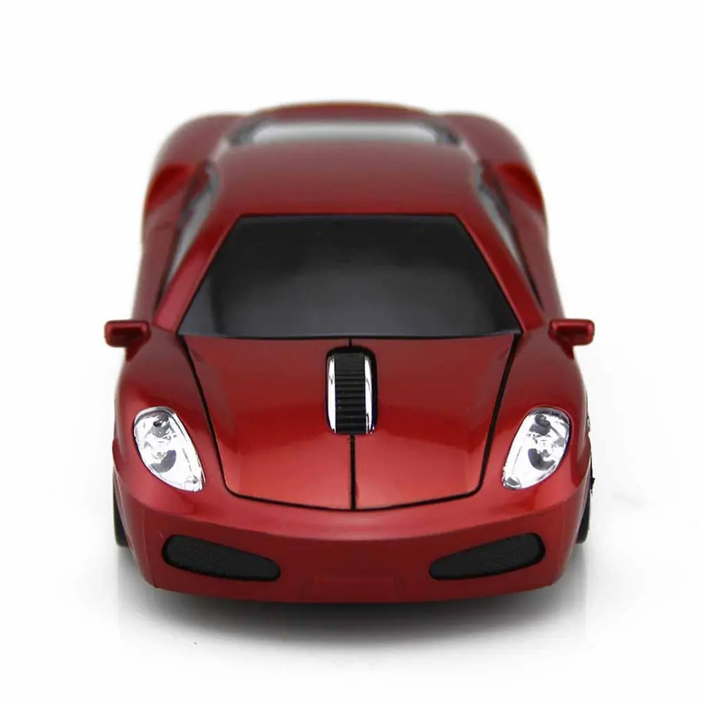Креативная Беспроводная игровая мышь для моделирования спортивных автомобилей 2,4G оптическая мышь периферийное устройство компьютера аксессуары Подарки
