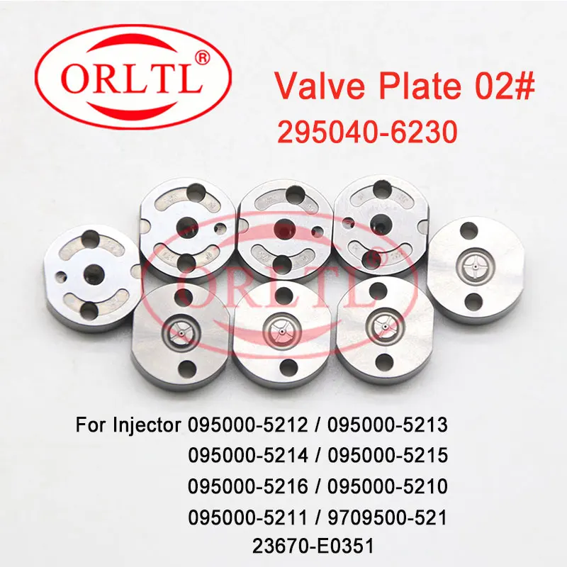 

ORLTL 02# 295040-6230 Control Valve Plate 2950406230 Plate Original Injector Valve for Hino 700 P11C 23670-E0351 9709500-521