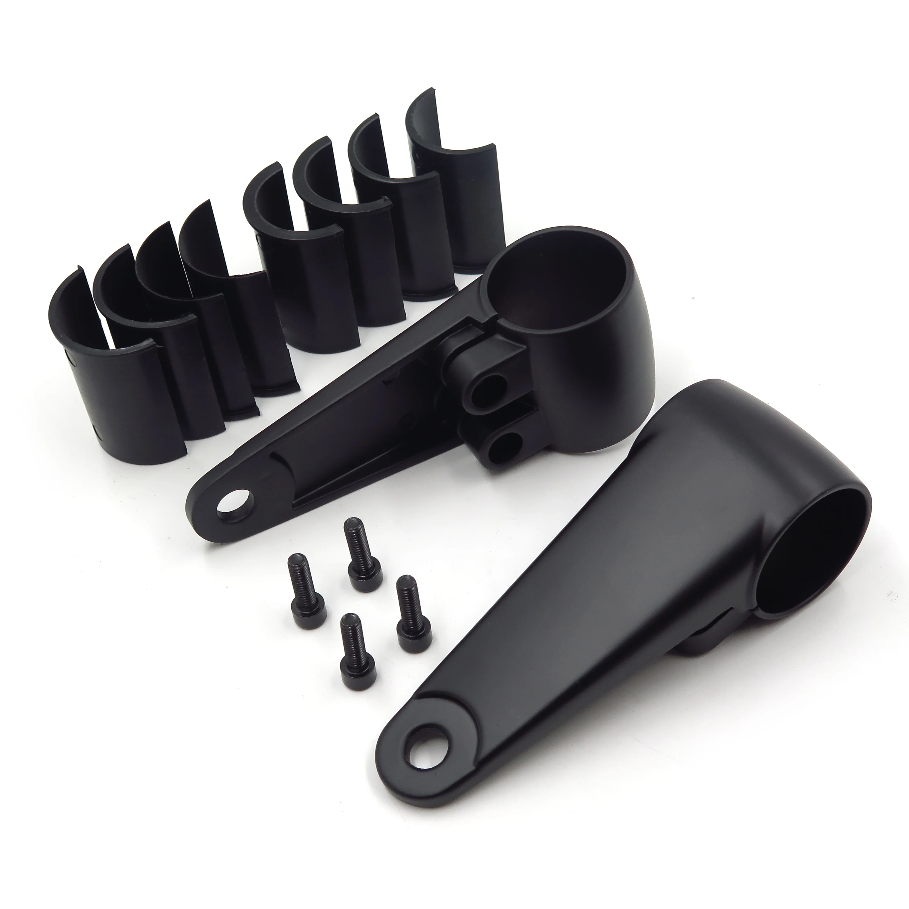 Aftermarket БЕСПЛАТНАЯ ДОСТАВКА мотоциклетные запчасти черные алюминиевые фары вилка