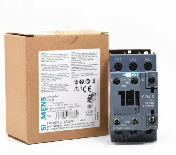 

3RT6025-1AC20 3RT60251AC20 контактор AC24V
