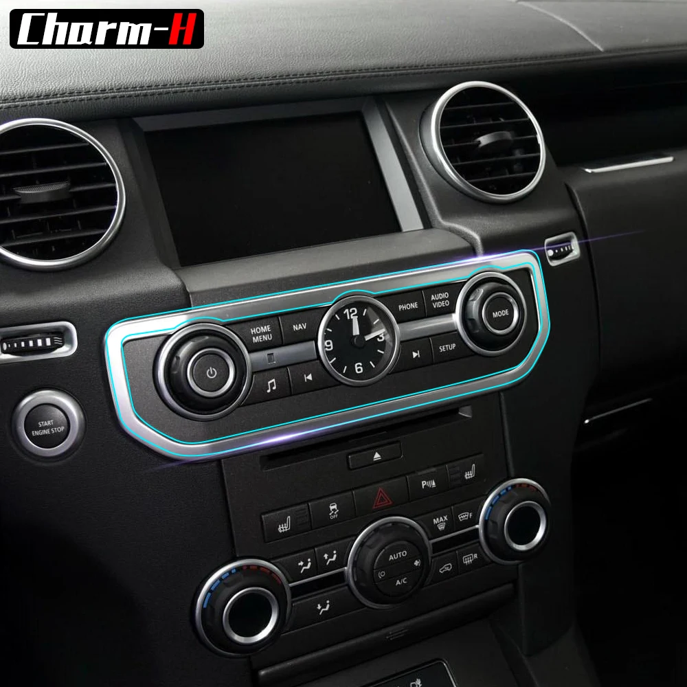 Внутренние Невидимые защитные наклейки из ТПУ для Land Rover Discovery 4 LR4 CD защита панели