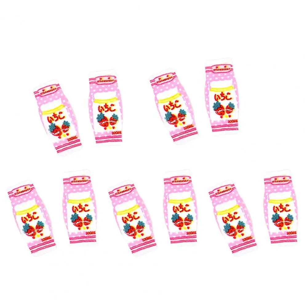 

5 шт. миниатюрный орнамент смоляные фигурки поделки земляники сок сумка Аксессуары для детских поделок Сделай Сам телефон нашивка в виде ра...