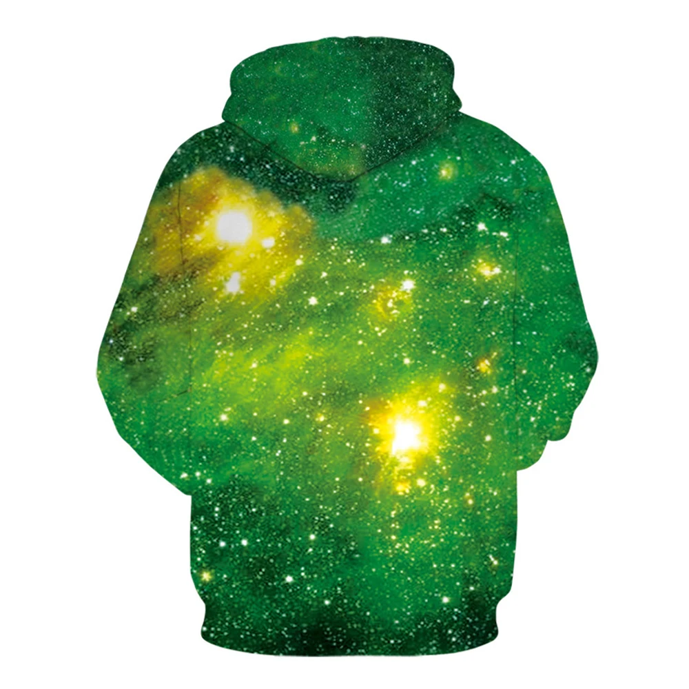 

Fashion Autumn Mens Sweater Starry Sky Clown Loose Hooded Sweatshirt Casual Printed Tops for Men Streetwear Party Family Outfit