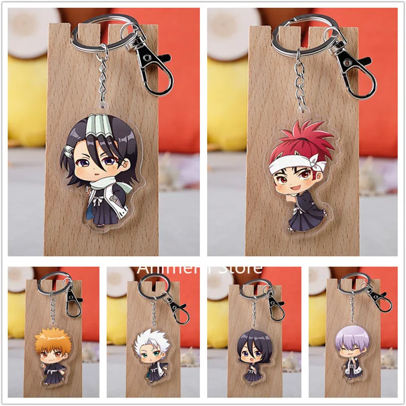 

20 шт./лот отбеливатель, акриловый брелок, игрушка, фигурка Kurosaki ichigo Kuchiki Рукава, сумка, подвеска, брелок, подарки