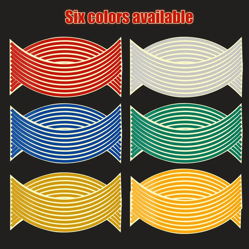 16 шт./компл. полосок светоотражающий для мотокросса велосипед Мотоцикл Авто