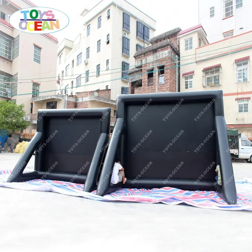 Надувной экран для наружного кинотеатра надувной продажа проектора доставка до