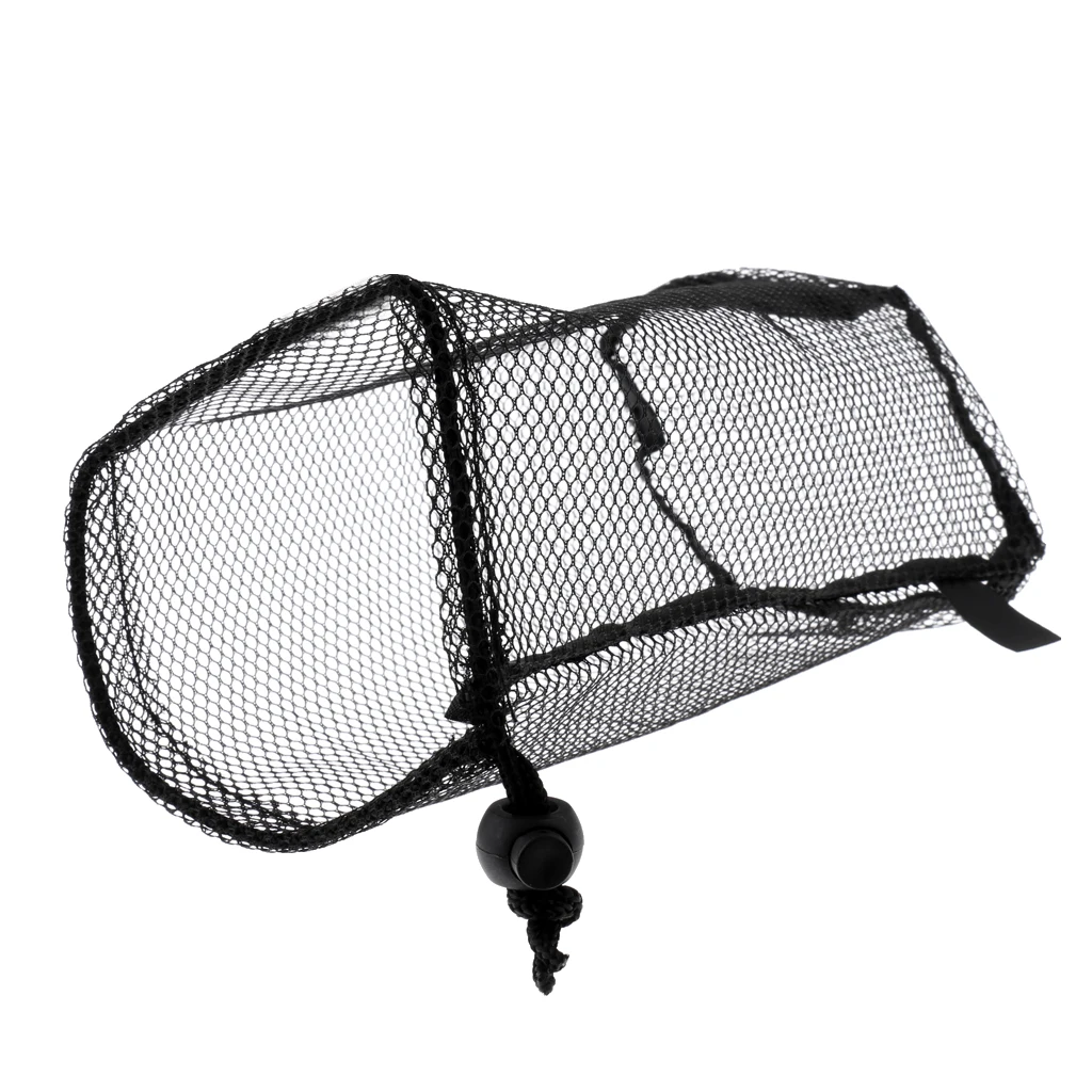 

Mesh Net Golf Ball Pouch / Golf Ball Collector, Tennis Balls Storage Bag Black