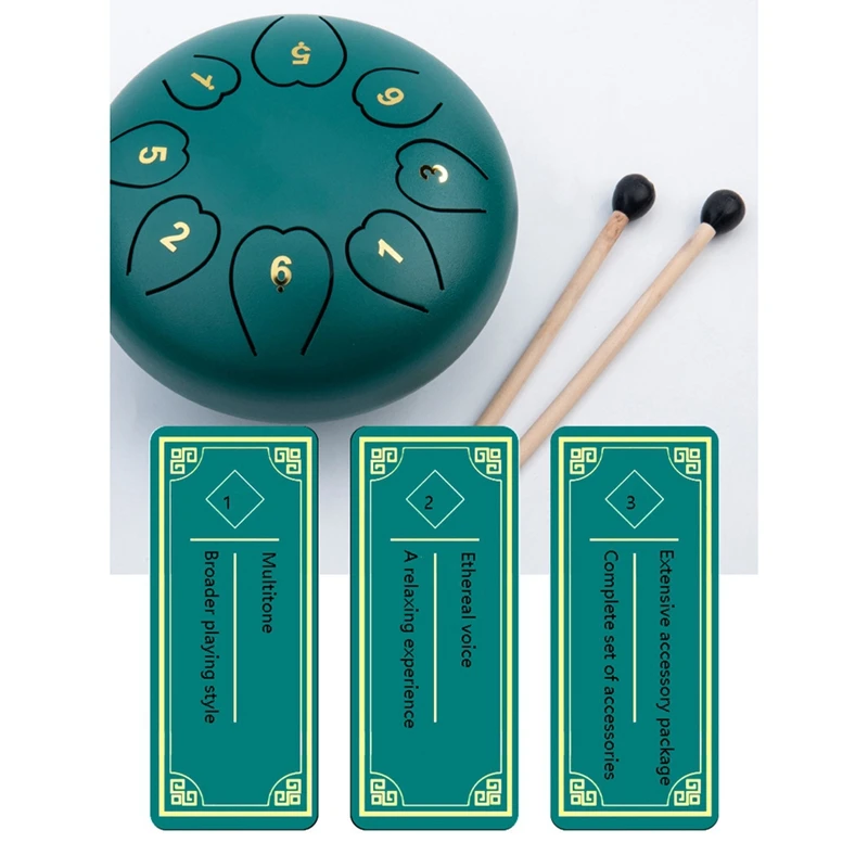 

Ethereal Drum Piano Worry-Free Drum Forget Worry Drum Steel Tongue Drummer Disc Drum Xuan Hollow Drum Percussion