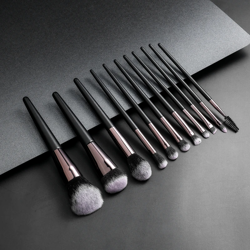 

11pcs/set Makeup Brushes Eyeshadow Brush Foundation Blusher Eyebrow Brush Eye Shadows Cosmetics Women Makeup Tools