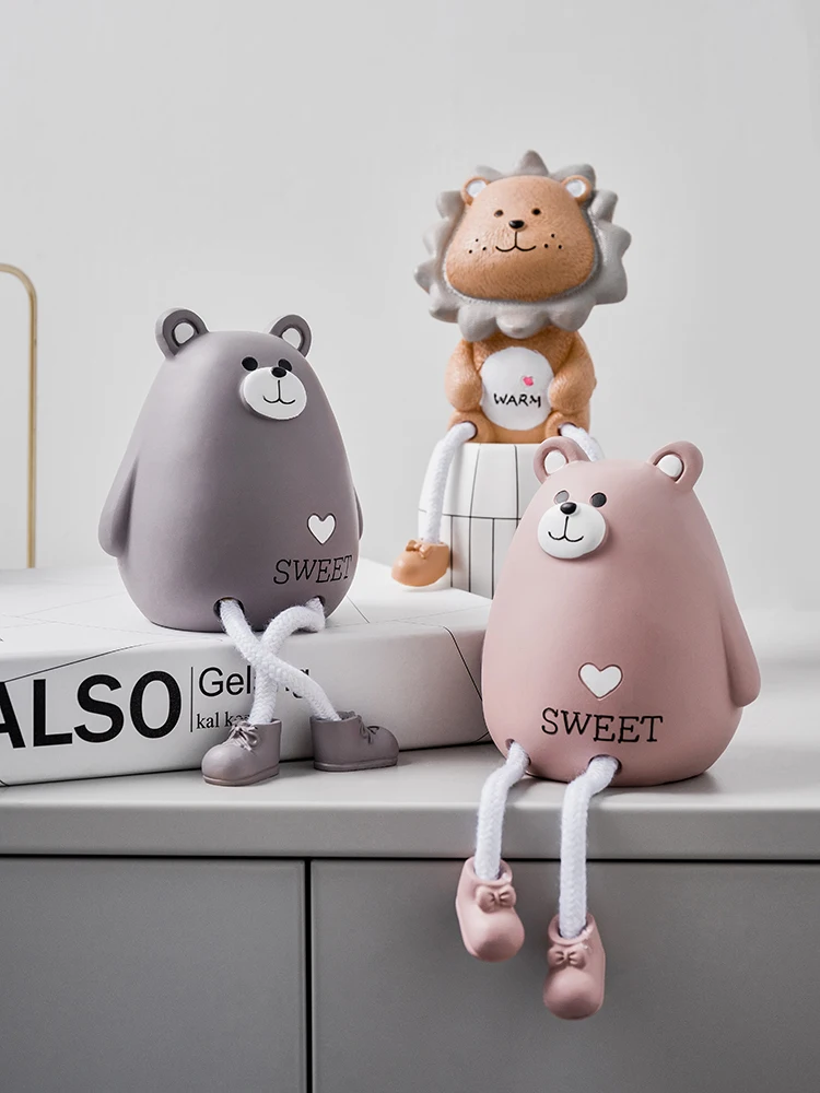 Маленькая настенная полка для украшения милые гостиной Креативные кукольные ног