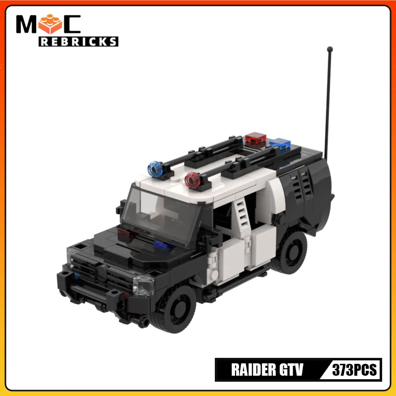 Военная серия, черно-белые универсальные фигуры командировочного автомобиля, внедорожник MOC, строительные блоки, нагрузочные фигуры SWAT, Сборная модель автомобиля, кирпич