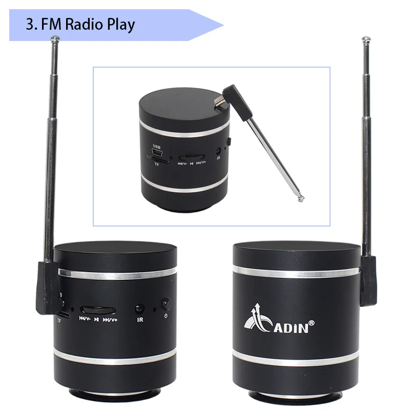 Bluetooth Вибрационный динамик Adin пульт дистанционного управления Портативный fm-радио беспроводной динамик 15 Вт Колонка бас компьютерный динамик s для телефона