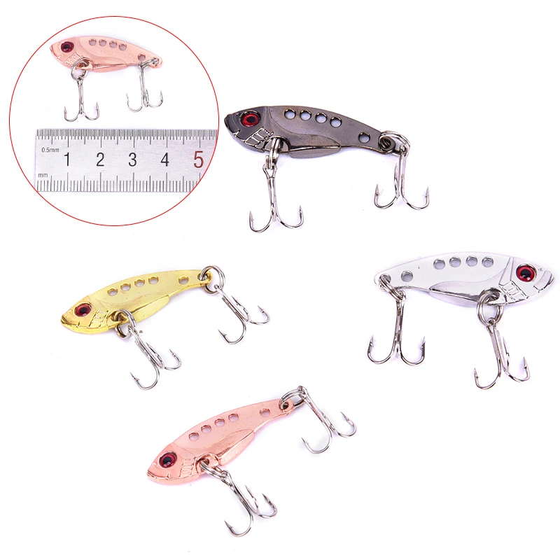 

4pcs Hard Baits Silver Sequins Noise Paillette Treble Hook Tackle Fishing Spoon Lures 3.5g Metal Spinner Spoon Fishing Lure