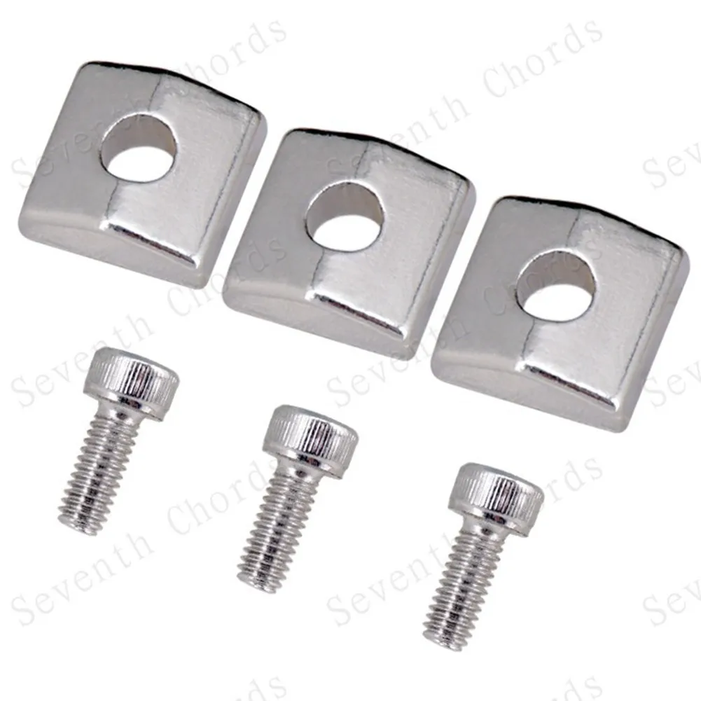 

3Set Nut Blocks And Block Electric Guitar For Electric Guitar Tremolo Bridge For Floyd Rose Locking Nut Screws