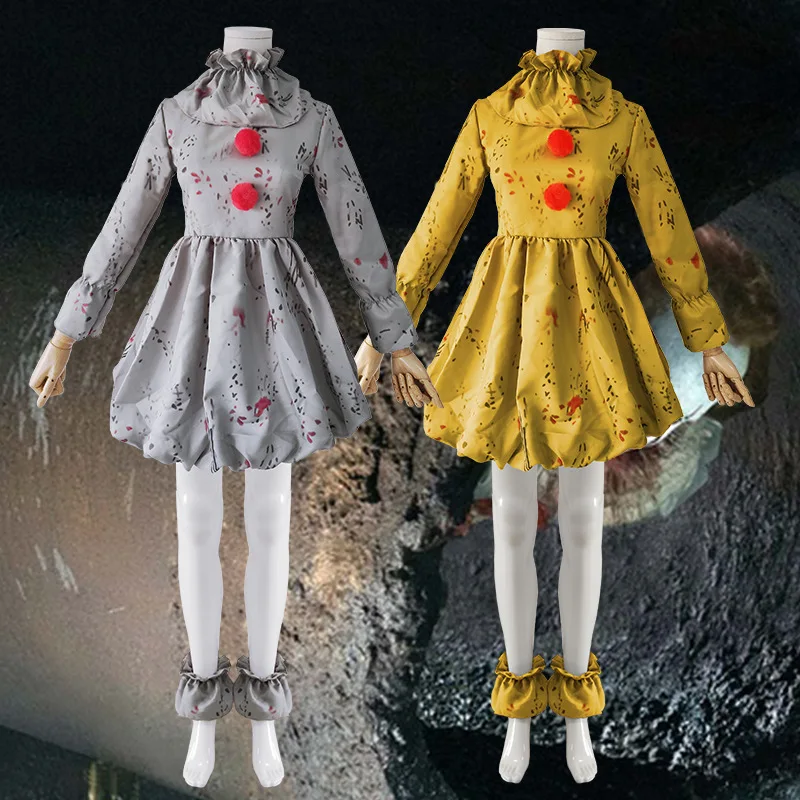 Женское платье с цветочным принтом Стивена Кинга оно одежда клоуна Pennywise для