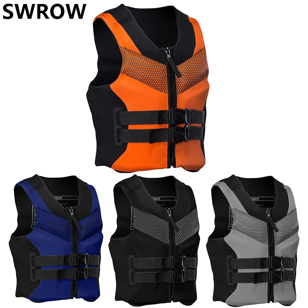 

Adult buoyancy neoprene swimming life jacket portable water sports fishing water skiing surfing kayaking professional life vest