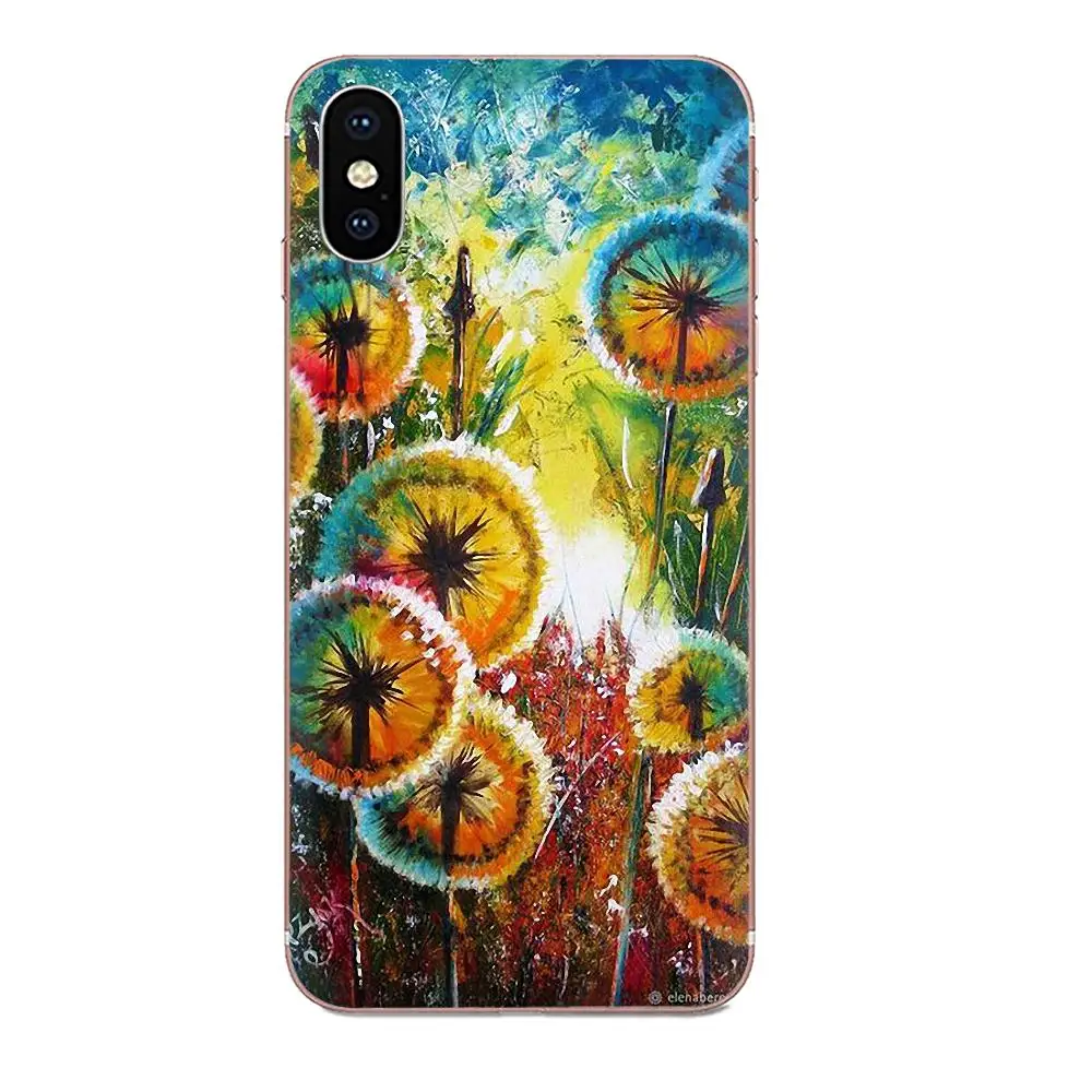 Акварельный цветок Одуванчик стильный дизайн для Huawei Nova 2 V20 Y3II Y5 Y5II Y6 Y6II Y7 Y9 G8 G9 GR3