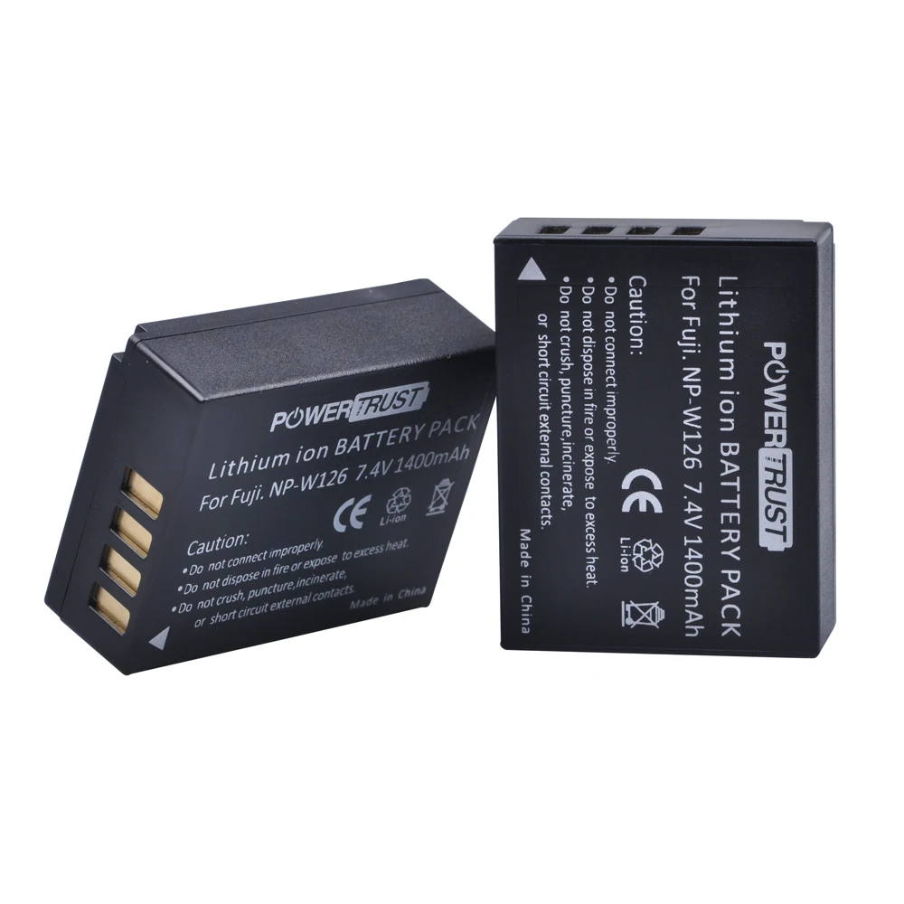 

NP-W126, NP-W126S Battery for Fujifilm X-T30 X100F X100V X-S10 X-A10 X-A7 X-A5 X-A3 X-A1 X-E2S X-Pro2 X-Pro3 X-T2 X-T10 FinePix