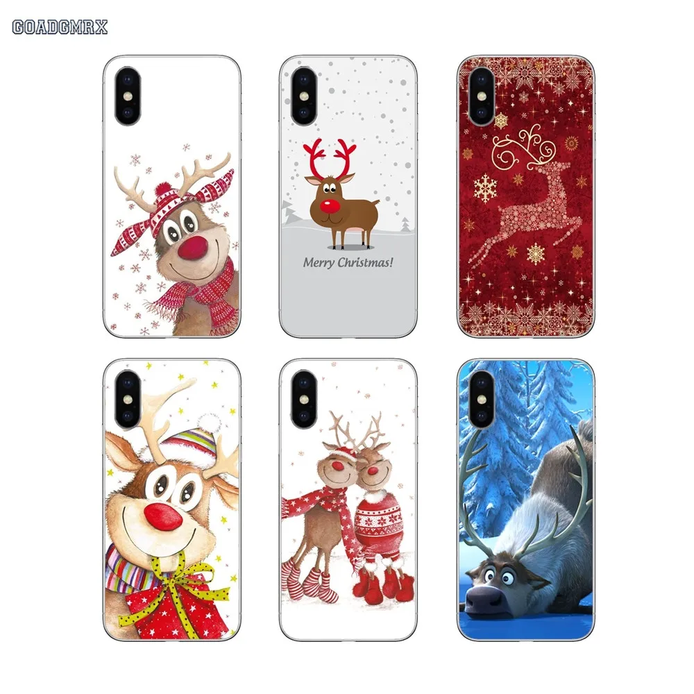 Милый дизайн с рисунком лося для телефона Xiaomi mi 4I 4C x 2S Max Red S2 2 3 3S 4 16G 5 Plus 6 Pro 32G 4A 5A 6A