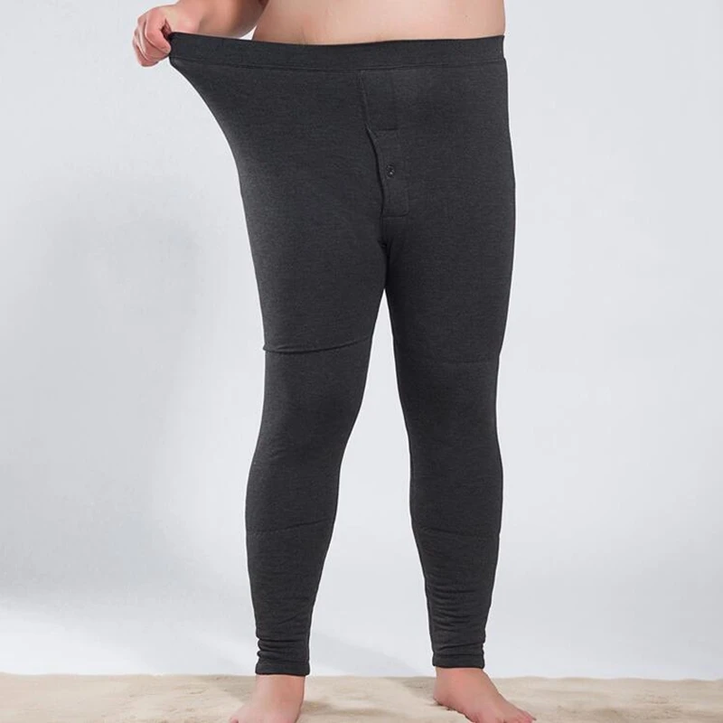 Мужское осенне-зимнее базовое утепленное термобелье большого размера мужские