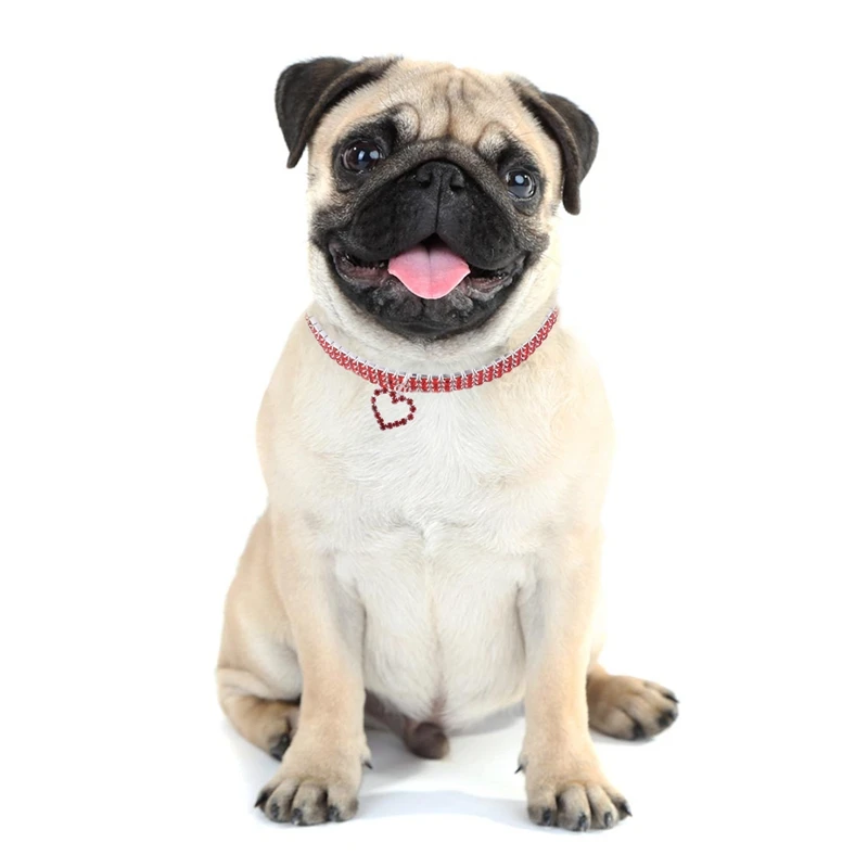 Милый ошейник стразы аксессуары для собак красивые питомцев украшение шеи щенка