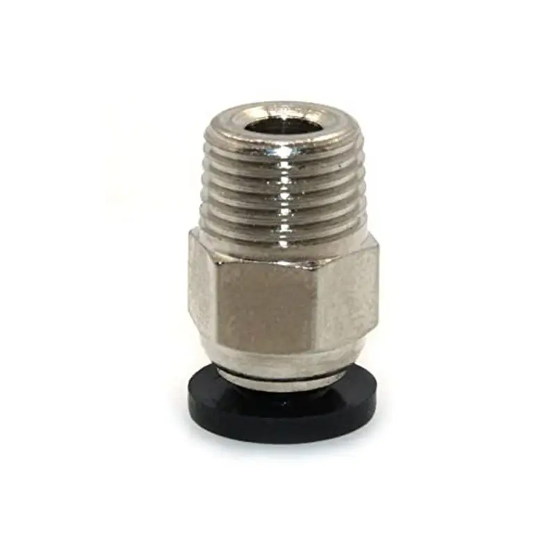 Aokin 10 шт. PC4-M10 мужской прямые пневматическая Трубка PTFE пуш-ап в обратной стороне