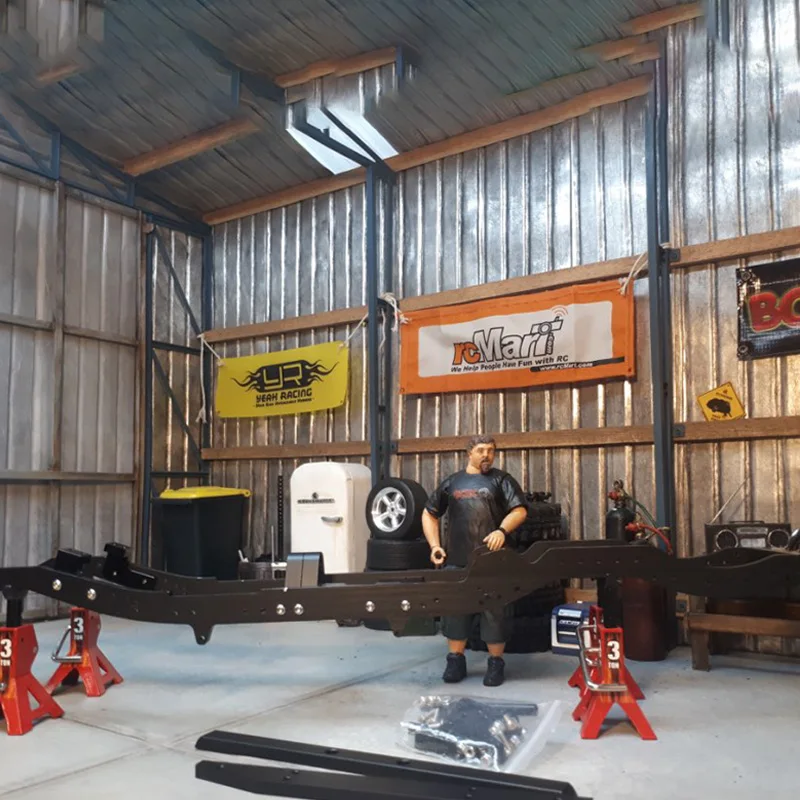 

RC Car Upgrade Parts Metal Frame Girder Frame Beam Chassis Brace for 1/10 SXC10 SXC10II D90 D110 RC Car Off-Road Rock Crawler