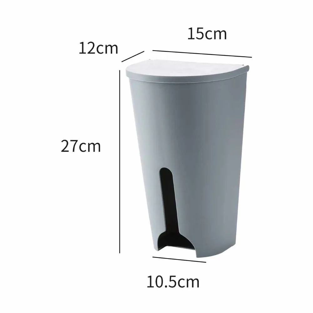 

1PC 3 color garbage bag storage box kitchen bedroom bathroom storage rack organize bag home creative plastic bag dispenser