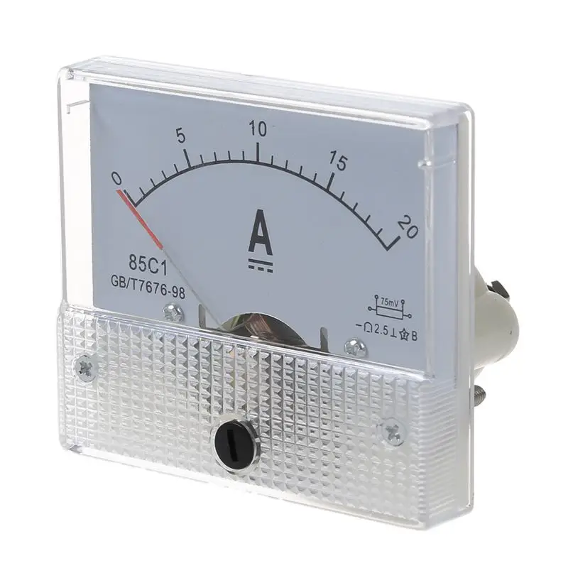 

New 20A Analog Ampere Panel Meter Current Amp