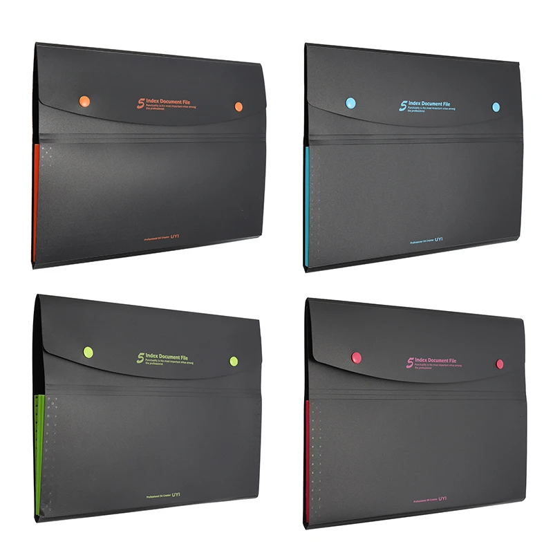 Многослойные пластиковые папки для файлов формата A4 органайзер документов