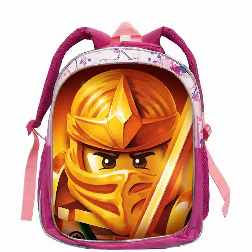 Школьные ранцы Ninjago для мальчиков модные повседневные Рюкзаки с принтом 12 5 дюйма