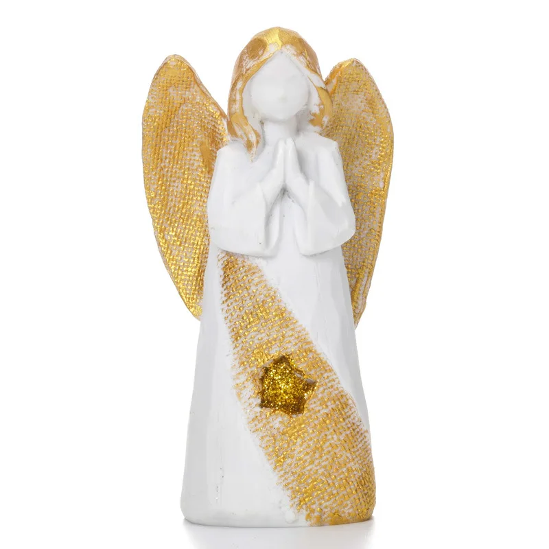 

Angel Sculpture Creative Resin Crafts Home Candle Holder Decoration Decorative Decoration Gifts