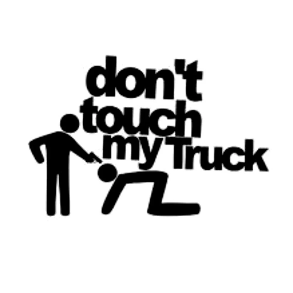 14*12 см Предупреждение ющая виниловая Автомобильная наклейка не прикасайтесь к