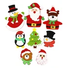 2021 новый смешанный Войлок Рождество Санта Клаус Снеговик искусственное дерево Пингвин режущие штампы деревянный нож штамп совместимые резаки