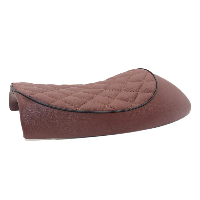 Винтажное горб седло мотоциклетное сиденье Ретро скрембль Кафе Racer плоское для Gn