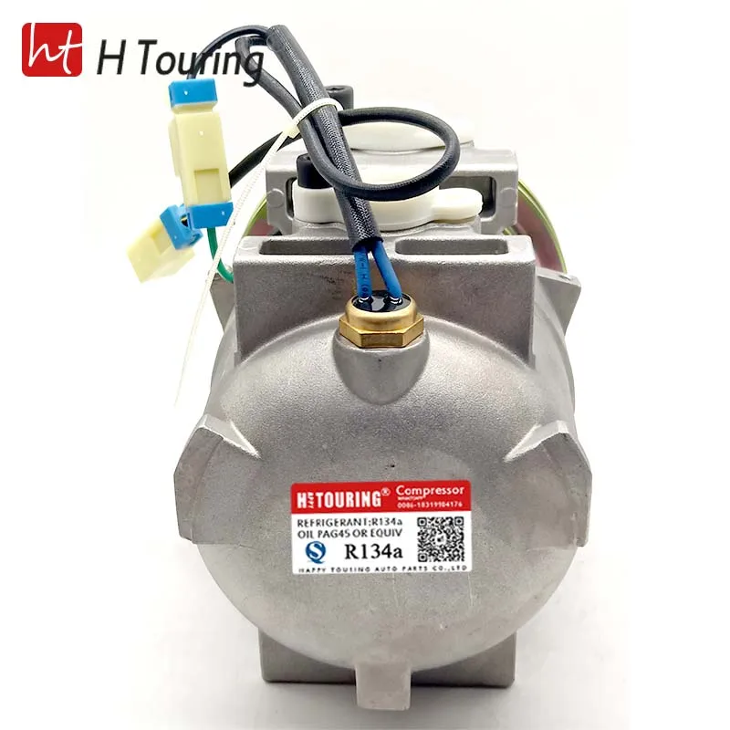 Компрессор кондиционера dkv14c для экскаватора Hitachi Hyundai R225-7 A5000-674-00-1 11N 690040 11Н6-90040 11Н