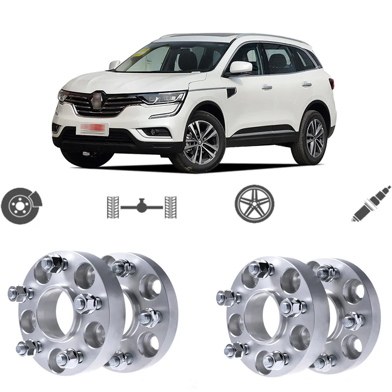 Teeze 4 шт. 5X114.3 66.1CB 25 мм толщиной Hubcenteric колеса прокладки адаптеры для Renault Koleos 2008