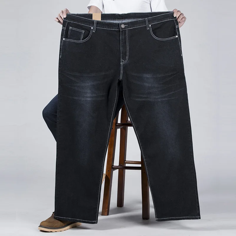 Очень большие супер широкие мужские деловые Свободные повседневные Черные синие