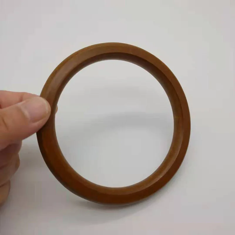 1 Pcs Wooden Rattan Bag Handle Replacement for DIY Making Purse Handbag Tote Round Shaped O Handles bags accessories | Багаж и сумки