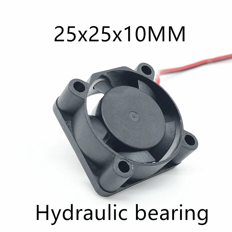 Hydraulic bearing 2510 25MM 25x25x10MM  Graphics card Cooling fan  5V 12V 24V m.2 SSD Fan with 2pin 3PIN