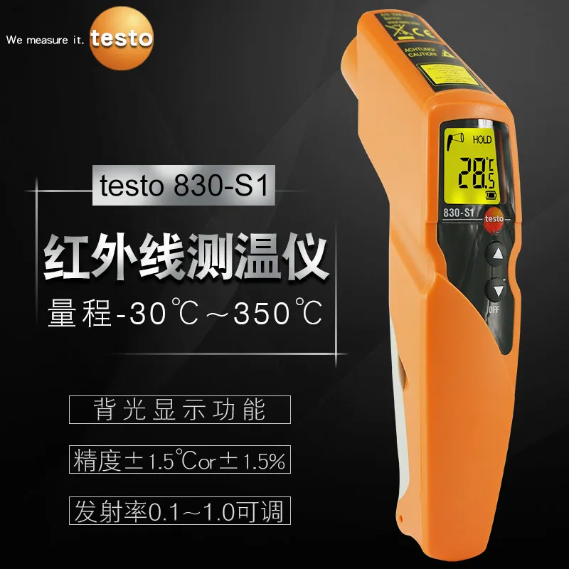 

German original testo infrared thermometer handheld high precision infrared thermometer Temperature measurement
