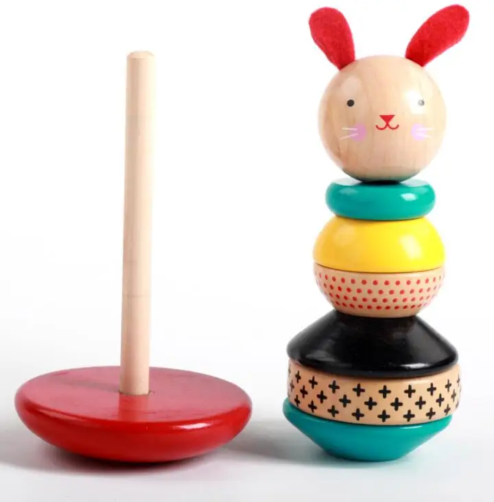 Материалы Монтессори в животном стиле jinga rabbit montessori Детские Обучающие Игрушки